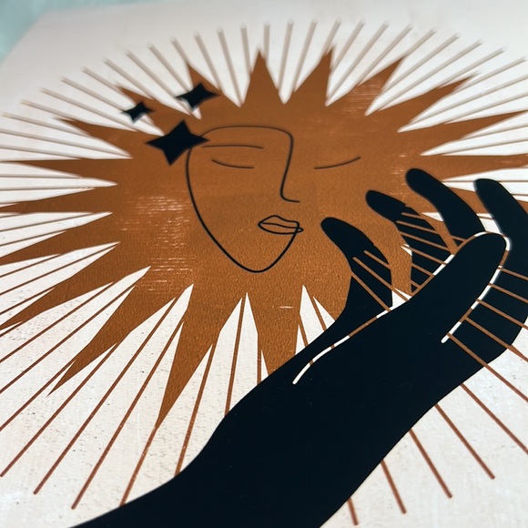 Wall Art Bohemian Celestial Hands Print Poster Illustration Unframed - Picture 17 of 17